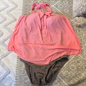 Venus bandeau one piece bathing suit